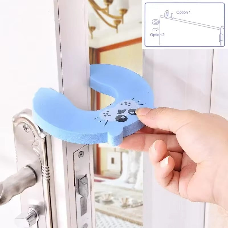 🛡️ עציץ בטיחות דקורטיבי לדלתות ומגירות – סט 5 יחידות