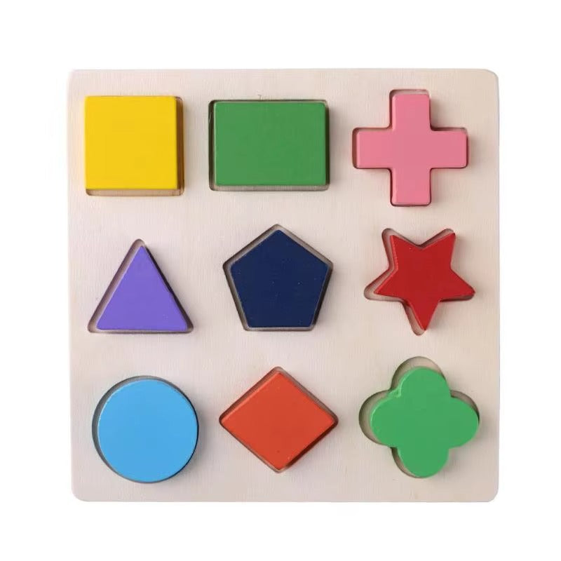 🧩 פאזל עץ גיאומטרי מונטסורי