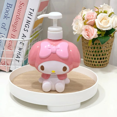 🐱 בקבוק דיספנסר Hello Kitty רב שימושי לחדר הרחצה