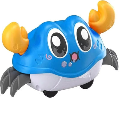 🦀 צעצוע סרטן רץ – עם מנגנון כוח חזרה כפול