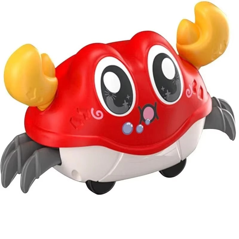 🦀 צעצוע סרטן רץ – עם מנגנון כוח חזרה כפול