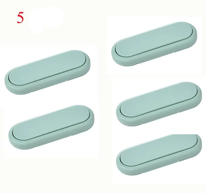🛡️ סט נעילות בטיחות לארונות ומגירות – 5 יחידות